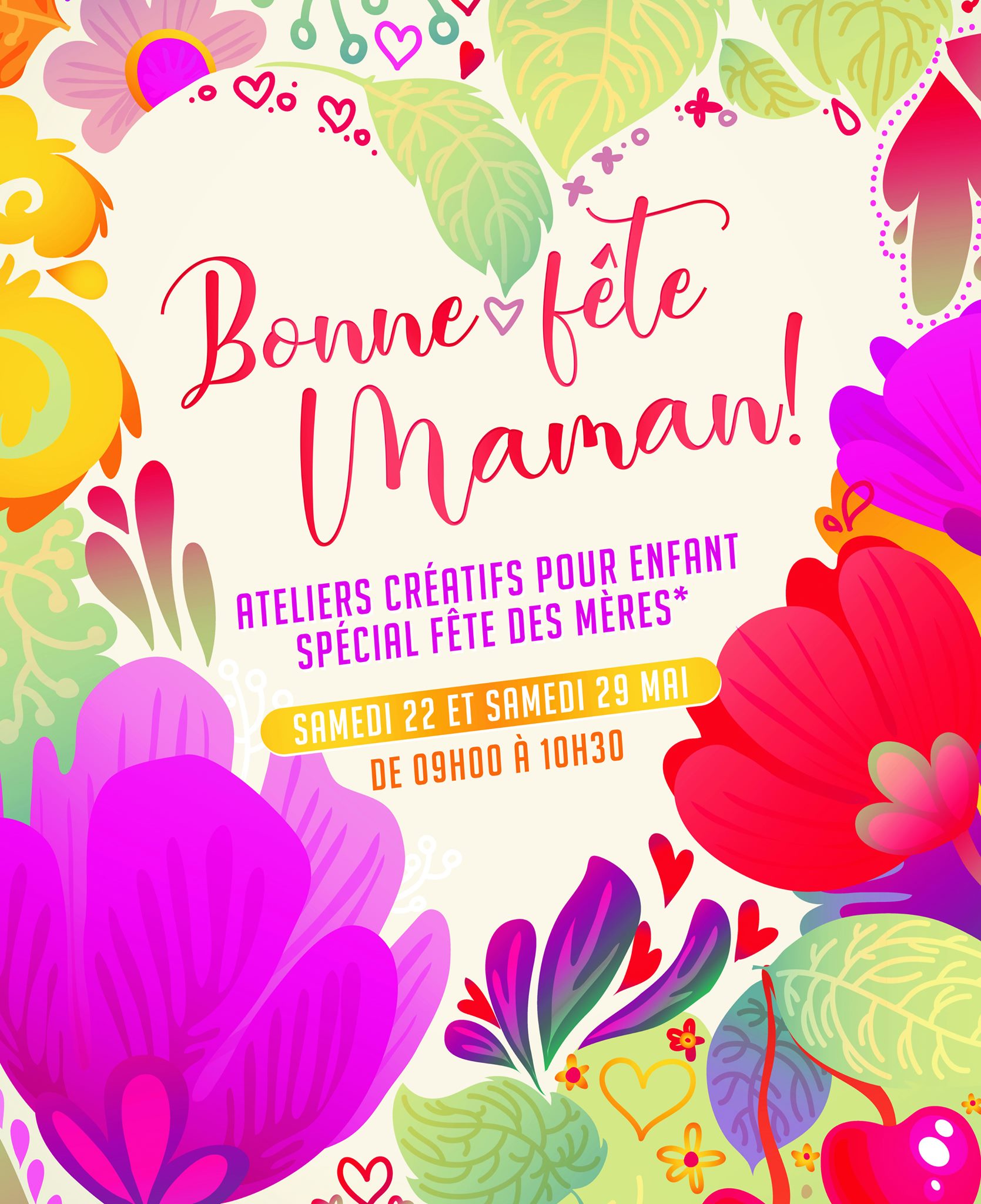Ateliers créatifs spécial fête des mères